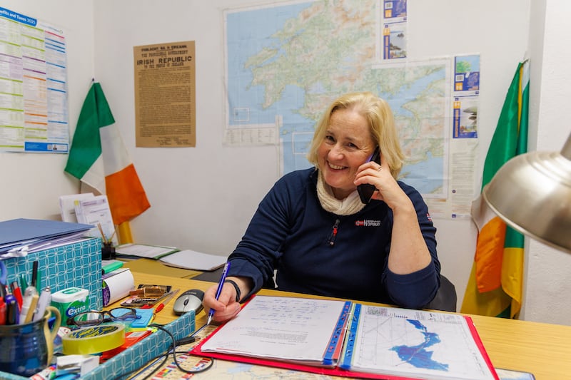 Fianna Fáil councillor Norma Moriarty says the arrival of Ukrainians helped reverse a fall in Cahersiveen’s population. Photograph: Alan Landers
