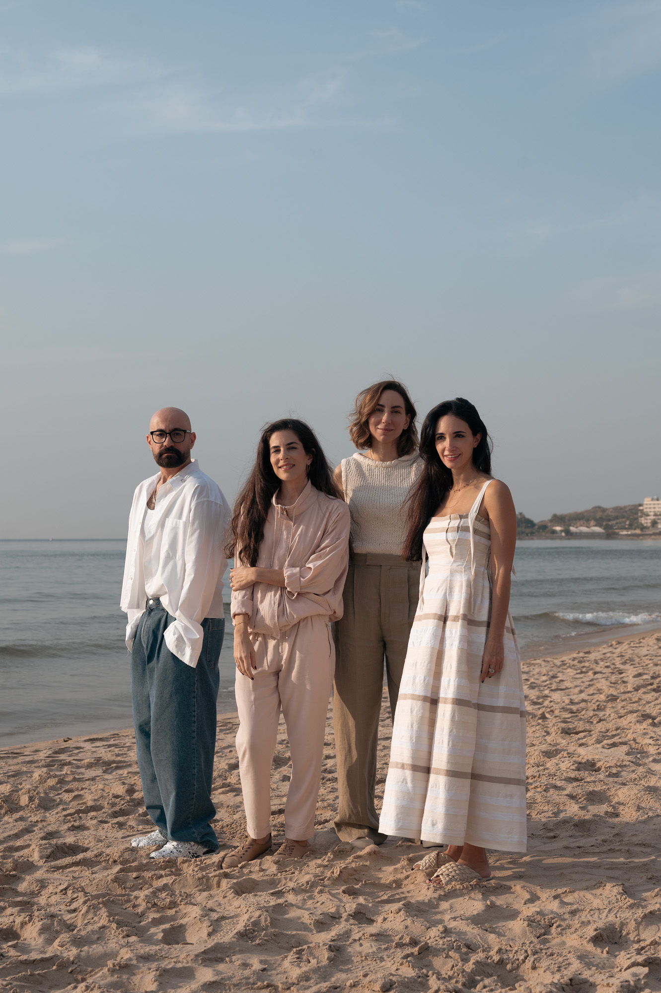 Beirut designers photographed at the beach