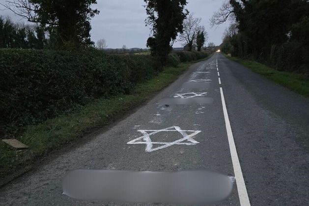 ‘Vile antisemitic graffiti’ on Louth road condemned as ‘hate speech’