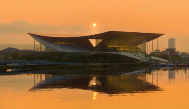 BIG proposes ribbon-like performing arts venue in south korea