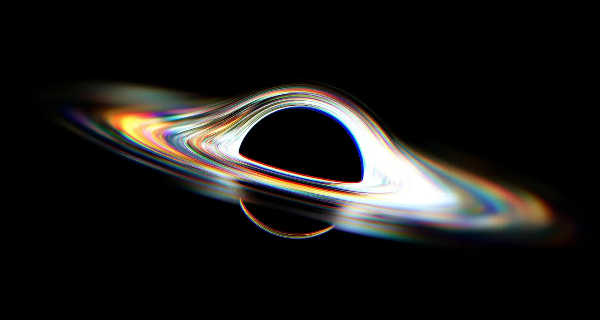 Astronomers just watched a black hole twist spacetime