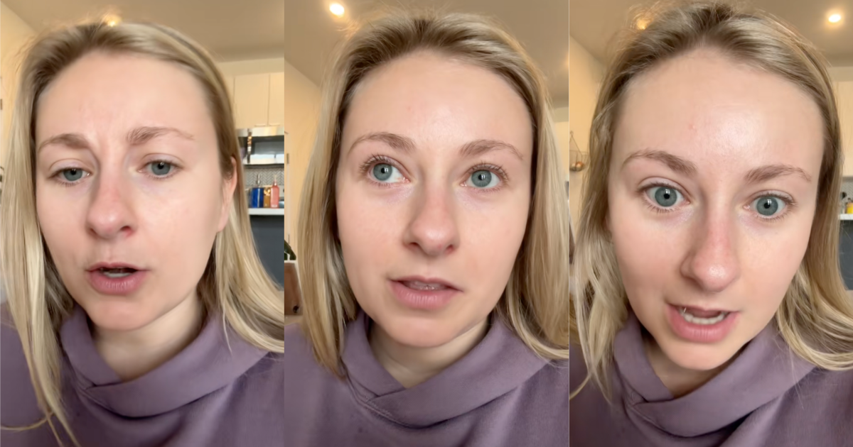 woman talking to tiktokkers