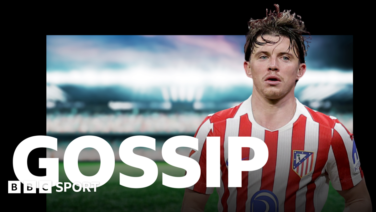 A graphic of Premier League players from every team in the division in 2025-26 season, with the Premier League trophy in front of them.