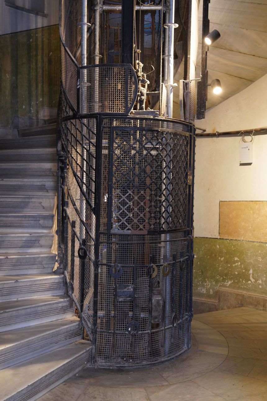 The house was only the second building in Istanbul to be built with an elevator.