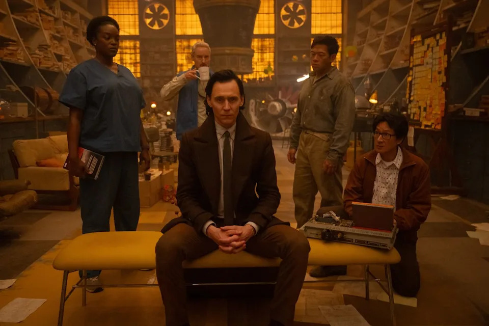 Gareth Gatrell A scene from 'Loki' season 2, featuring Tom Hiddleston as the trickster god