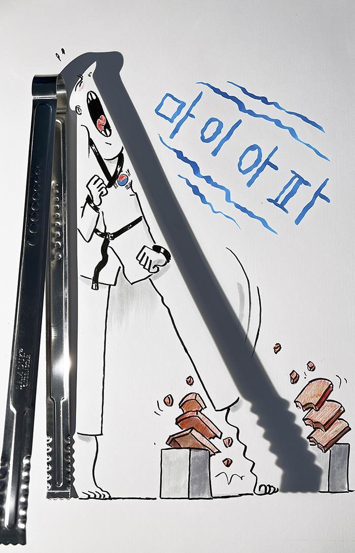 Vincent Bal's 'Taekwondo Tongs' / Courtesy of the artist 