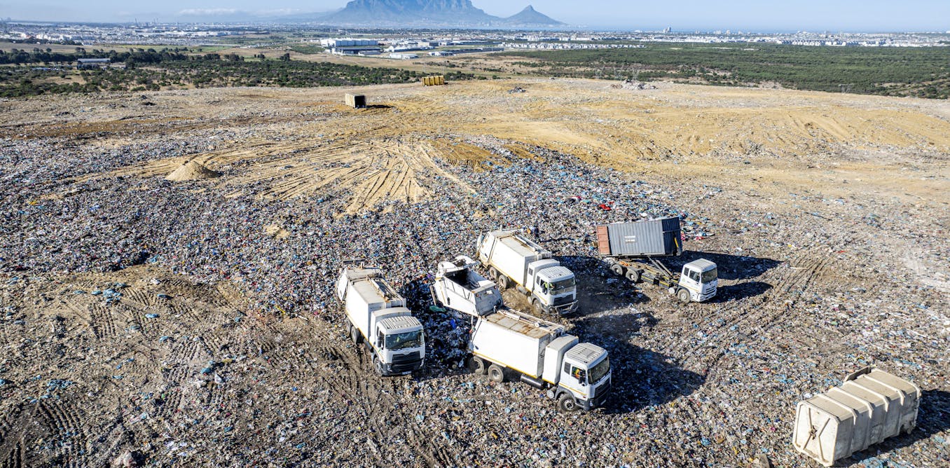 Food waste in South Africa is dumped in landfills