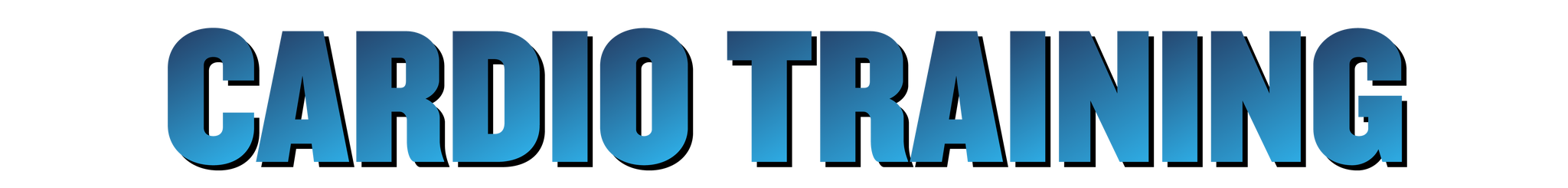 cardio training cardio training