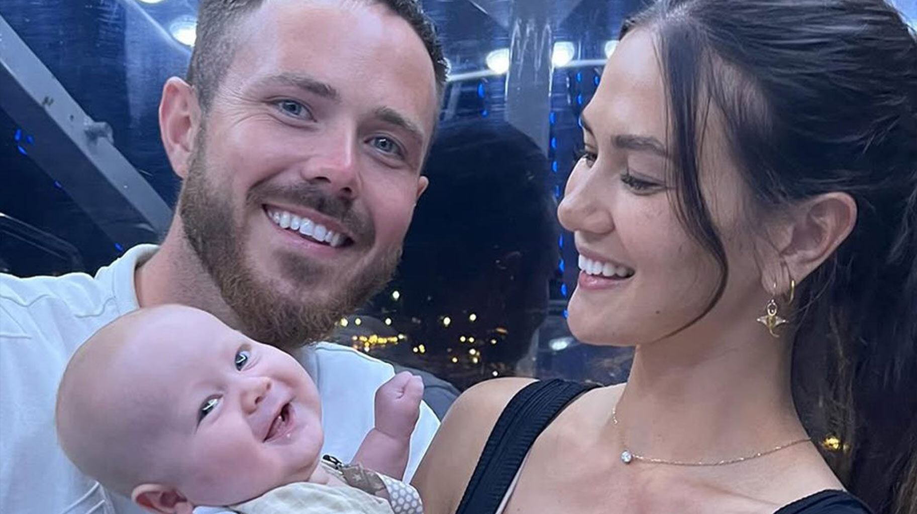 Nathan & Gael Share Boating Adventure with Their Baby (PHOTOS)