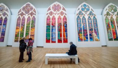 Despite controversy, designs for Notre Dame’s new windows go on display in Paris