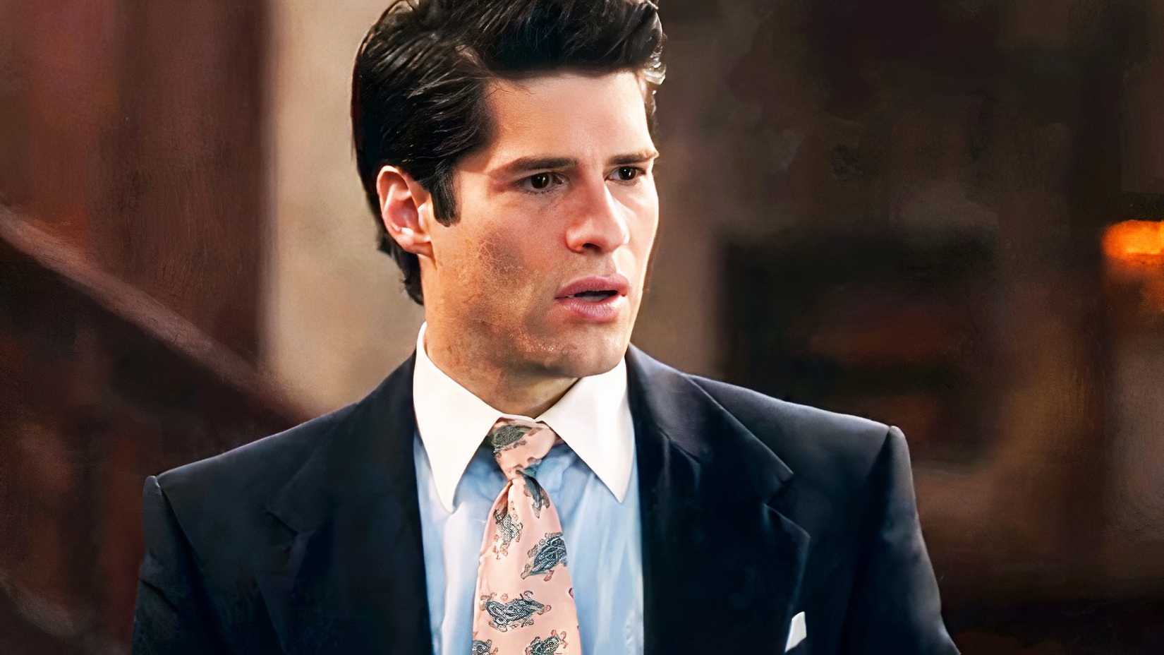 Trevor in Ghosts staring to the side.