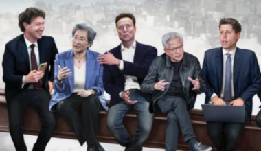 Yes, that's Elon Musk in the lineup on the cover of the Time 'Person of the Year' edition - The Journal