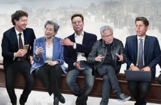 Yes, that's Elon Musk in the lineup on the cover of the Time 'Person of the Year' edition - The Journal