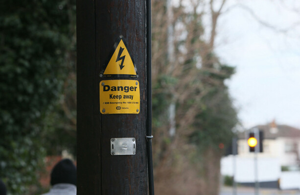 Don't hang Christmas lights from electricity poles, says ESB