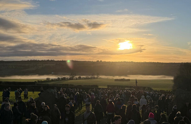 Did you watch the Winter Solstice sunrise from Newgrange this morning?