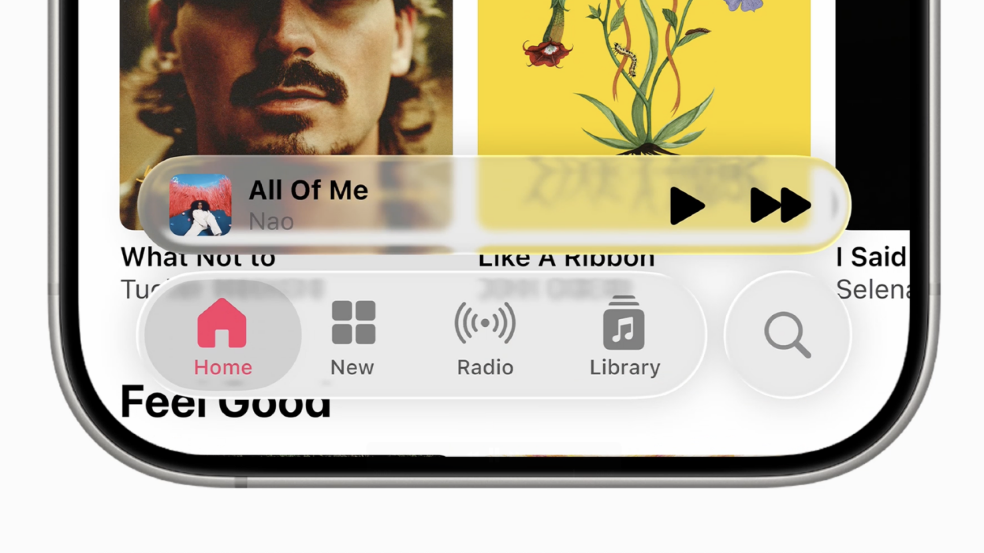 liquid glass in ios 26 beta