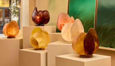 resin works illuminate laura gonzalez's NYC exhibition 'landscapes'