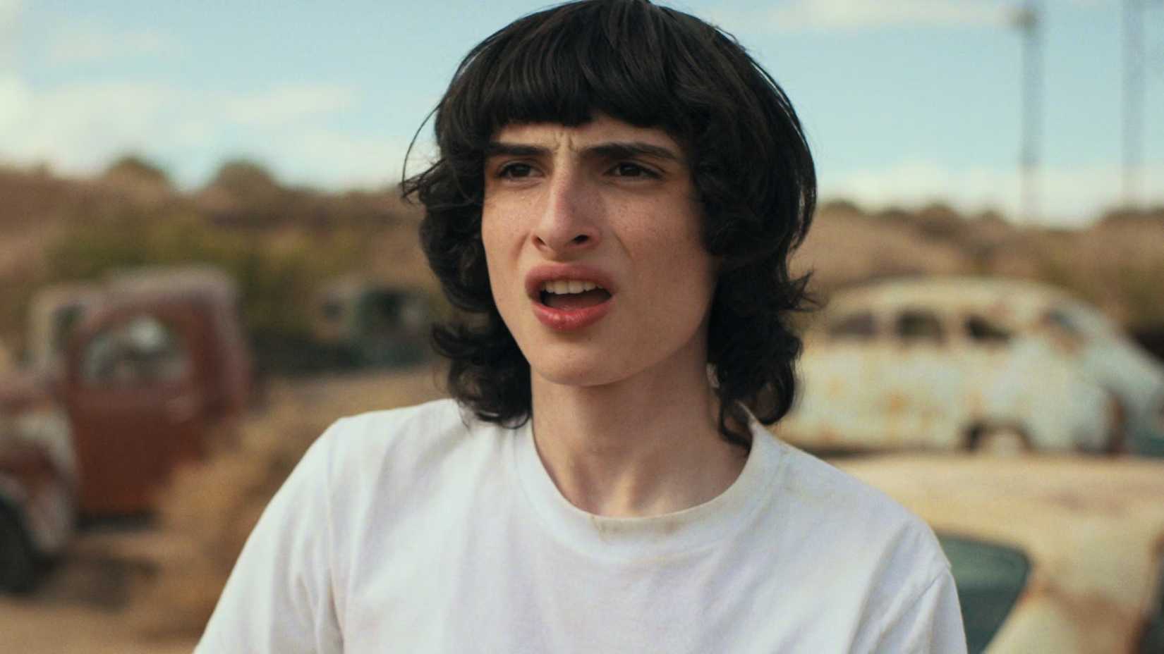 Mike looks shocked in Stranger Things season 4