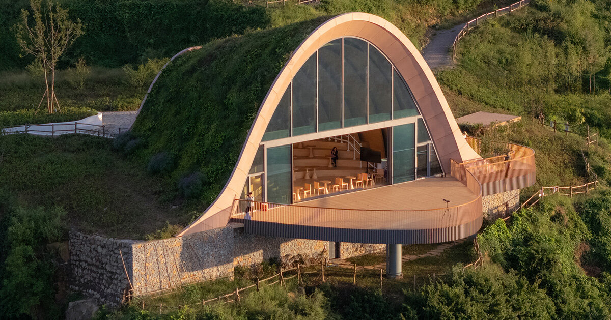 MVRDV completes earth-covered pavilion in china