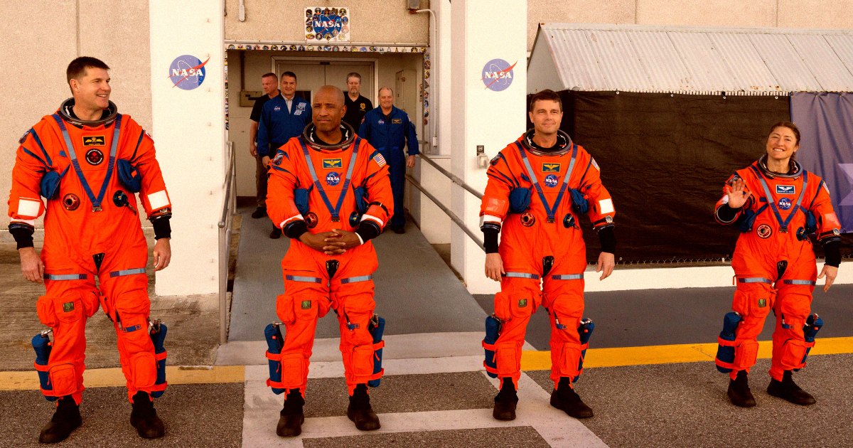 Astronauts Suit Up for Their Journey to the Moon