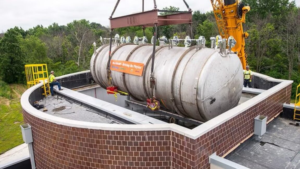 The MicroBooNE neutrino detector before its installation at Fermilab