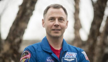 NASA Astronaut with trees