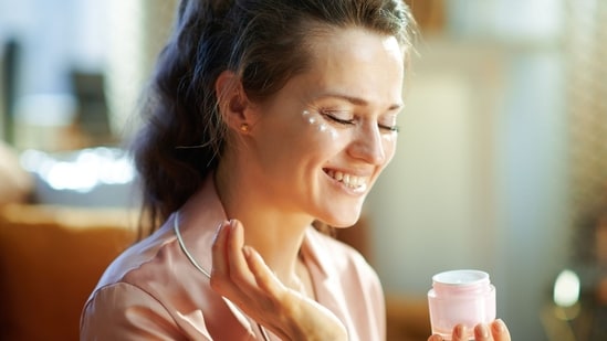 Use retinol cream at night for its anti-ageing benefits.(Freepik)