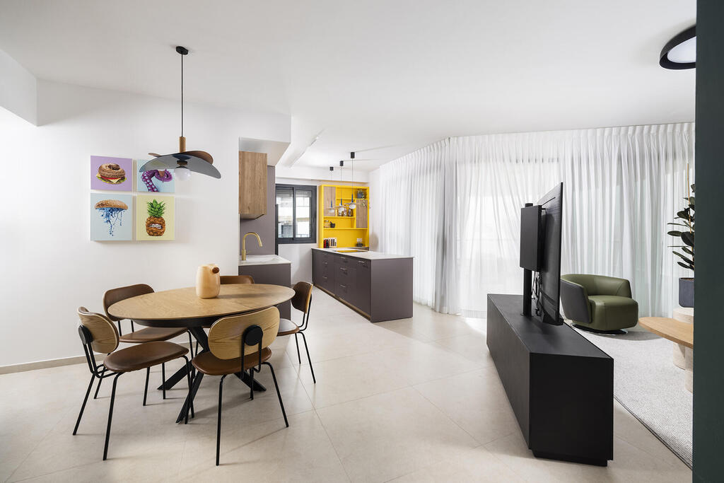 Design of a small apartment, Sudio Tola (Photo: Idan Goor) עיצוב דירה קומפקטית, סטודיו טולה