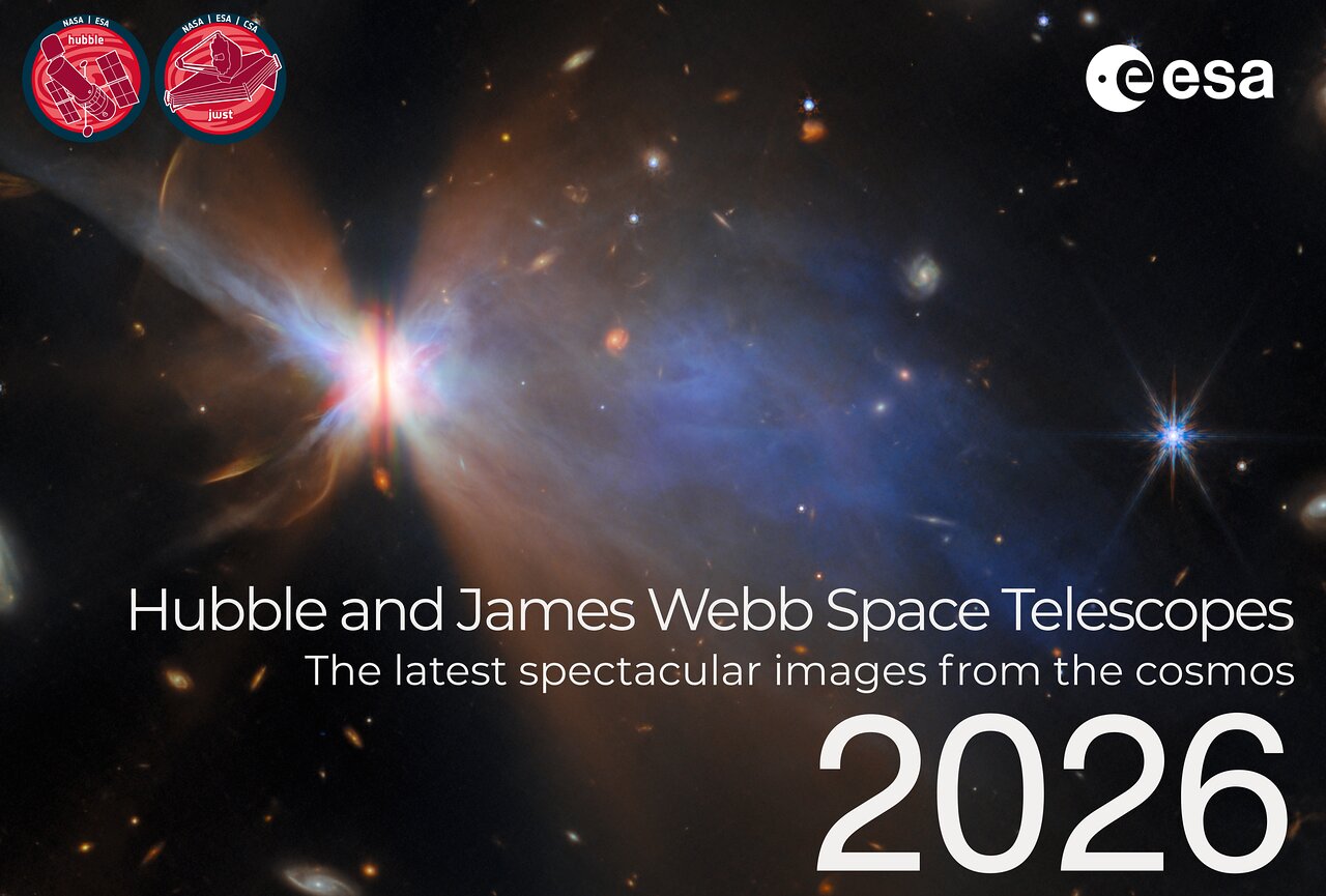 Announcement of the 2026 ESA Hubble and Webb Calendar