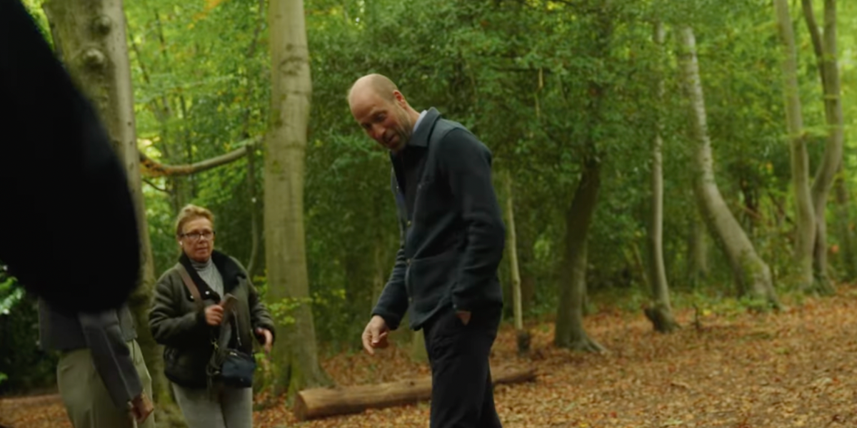 Dog Walker Shocked After Accidentally Crashing Prince William's Interview