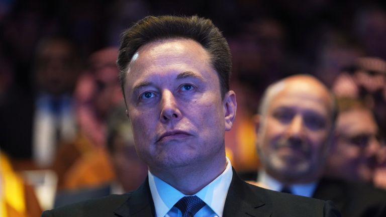 Elon Musk. Pic: AP