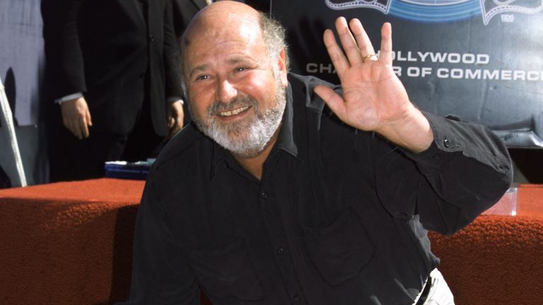 Rob Reiner on the Hollywood Walk of Fame in 1999. Pic Reuters
