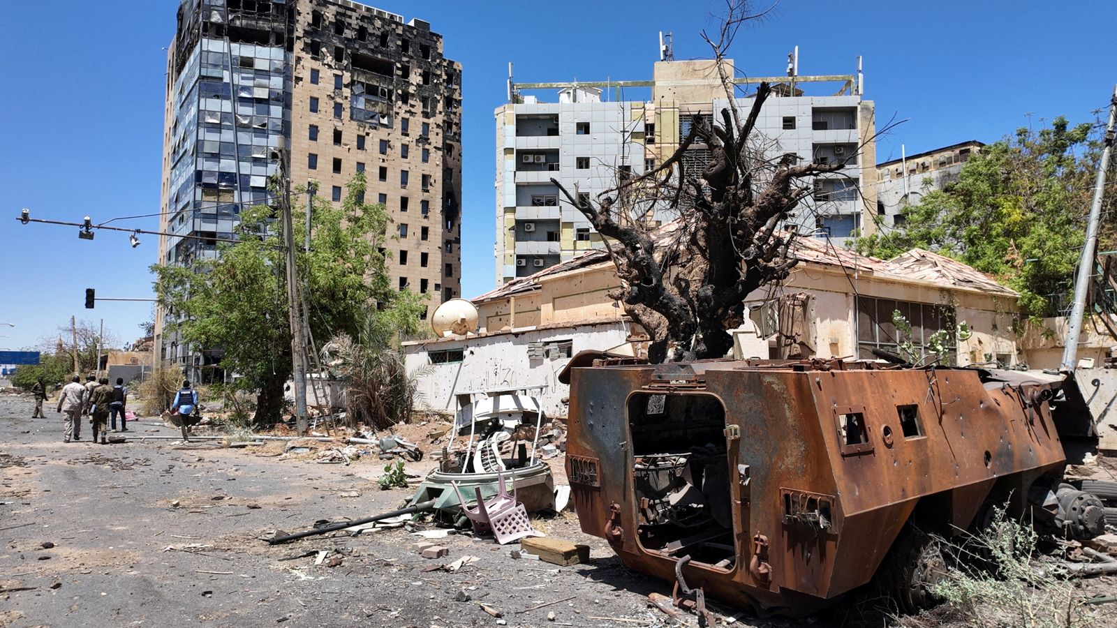 Sudan has been ravaged by civil war for two-and-a-half years. Pic: Reuters