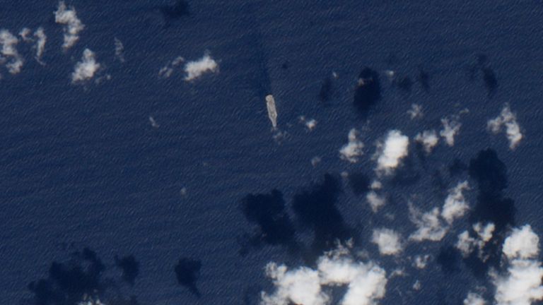 In November, the US sent USS Gerald R Ford to the Caribbean in what the Trump administration said is a counter-drugs operation. Pic: Copernicus