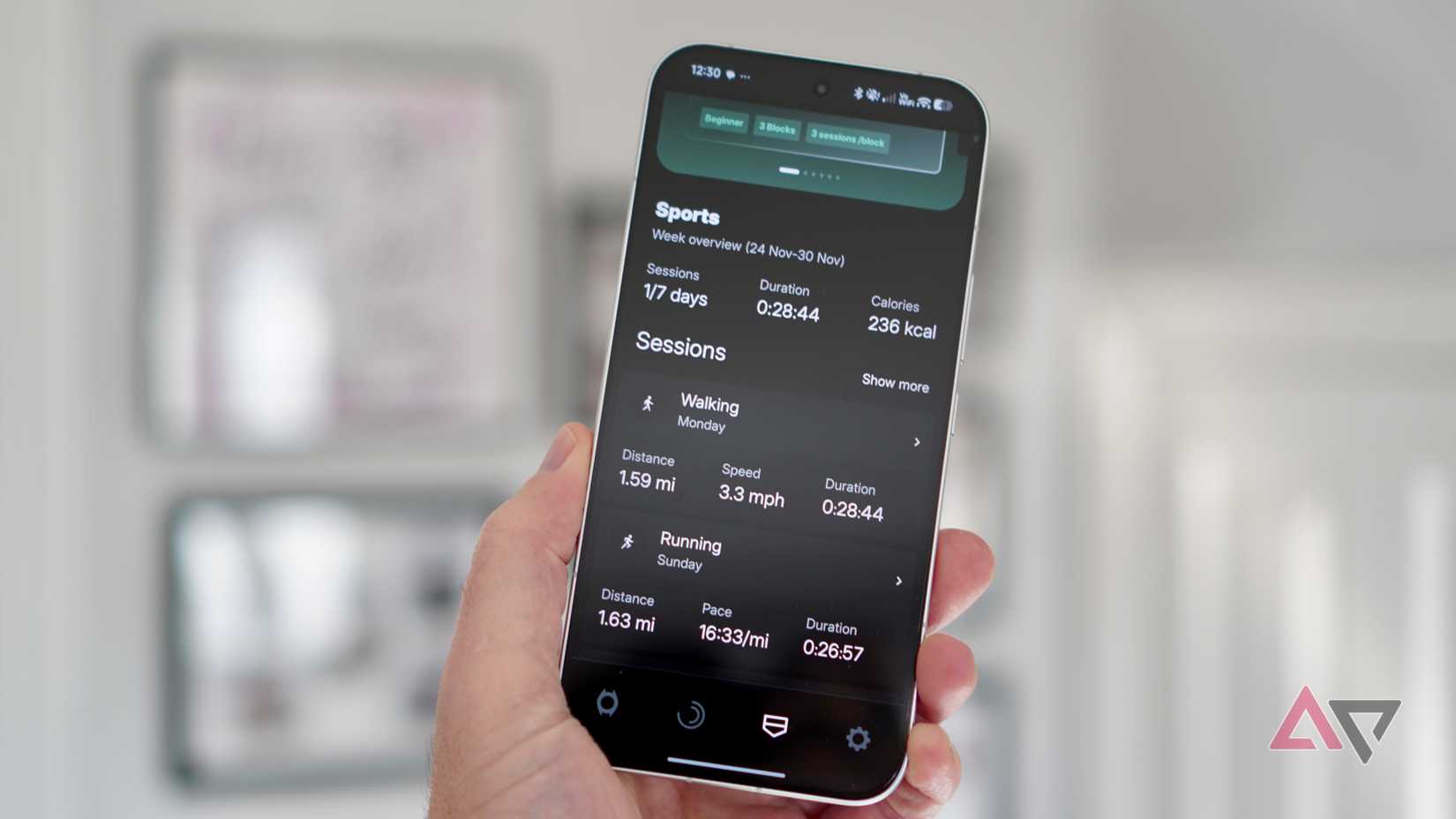 The Tag Heuer app on an Android phone