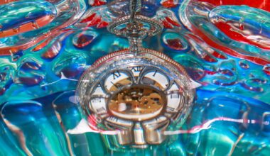 Time Distortion Water Melting Clock
