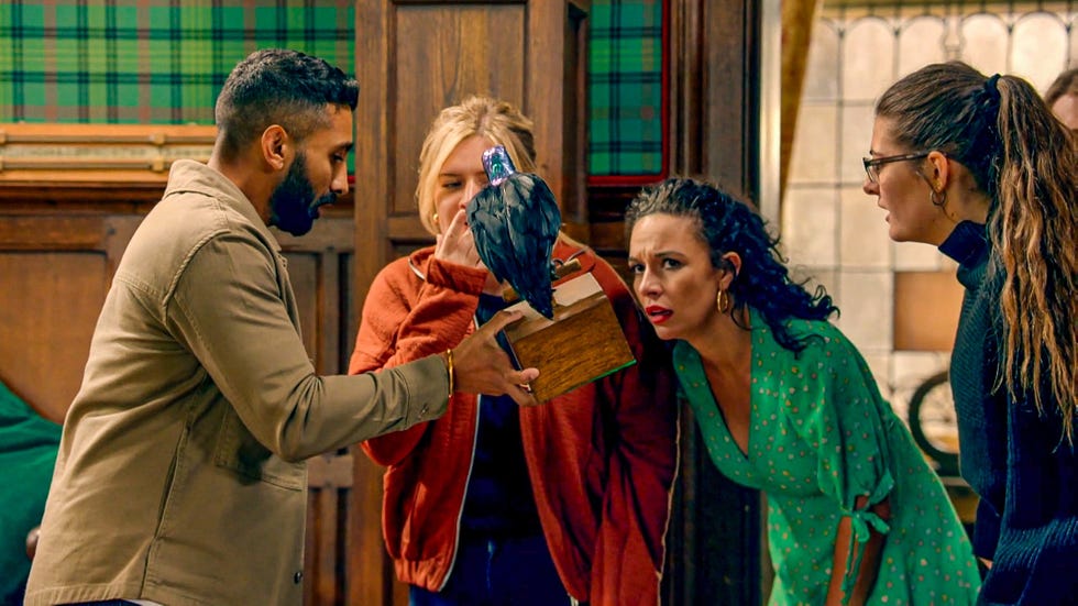 The Traitors series 2, Jaz, Evie Charlotte and Meg the traitors series 2, jaz, evie charlotte and meg