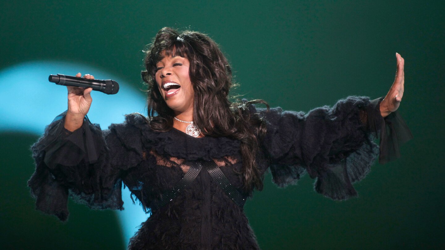Donna Summer is inducted into the Songwriters Hall of Fame