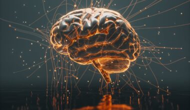 An illustration of a digital brain.