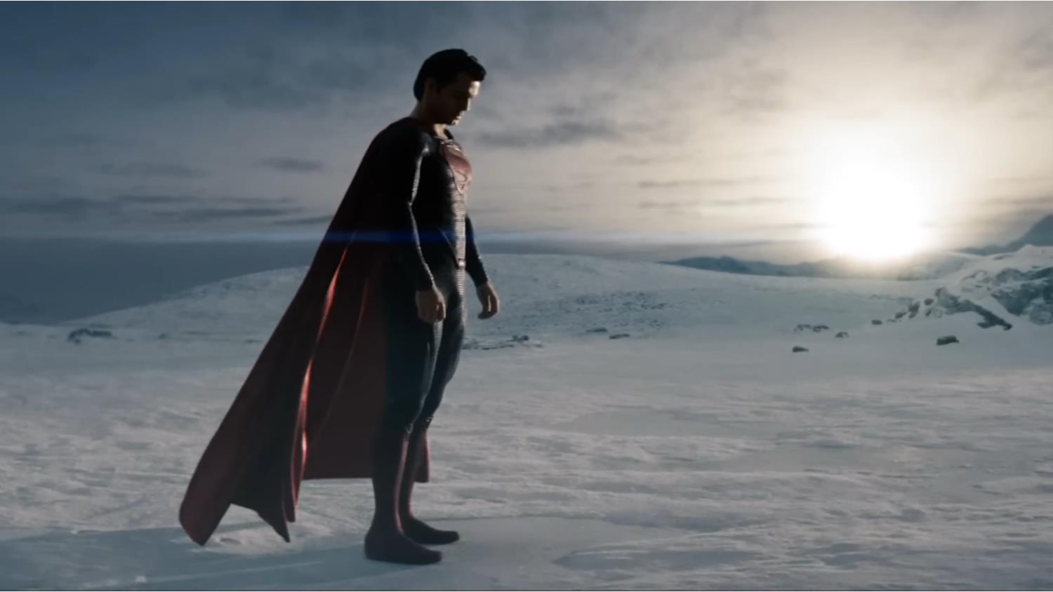 Zack Snyder Posts Glorious Full-Body Images Of Henry Cavill Wearing Christopher Reeve’s SUPERMAN Suit