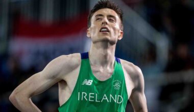 English breaks Irish 800m indoor record in Luxembourg