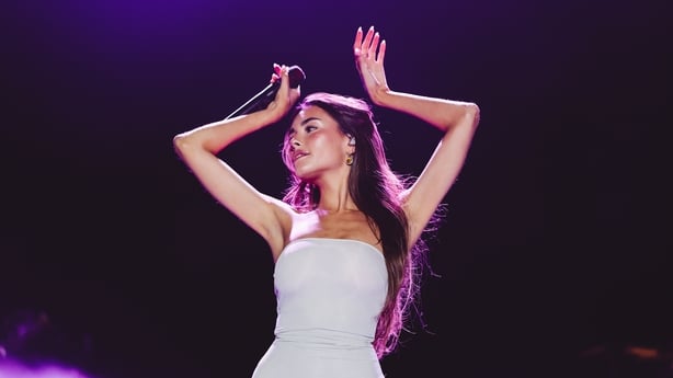 Madison Beer performing onstage
