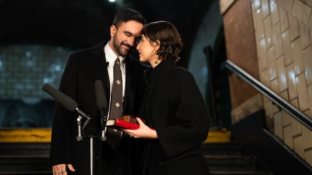 Zohran Mamdani and his wife Rama Duwaji 