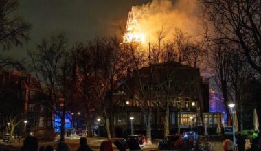 Blaze at Amsterdam church amid 'unsettled' Dutch New Year