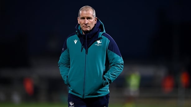 27 December 2025; Connacht head coach Stuart Lancaster before the United Rugby Championship match between Connacht and Ulster at Dexcom Stadium in Galway. Photo by Ben McShane/Sportsfile