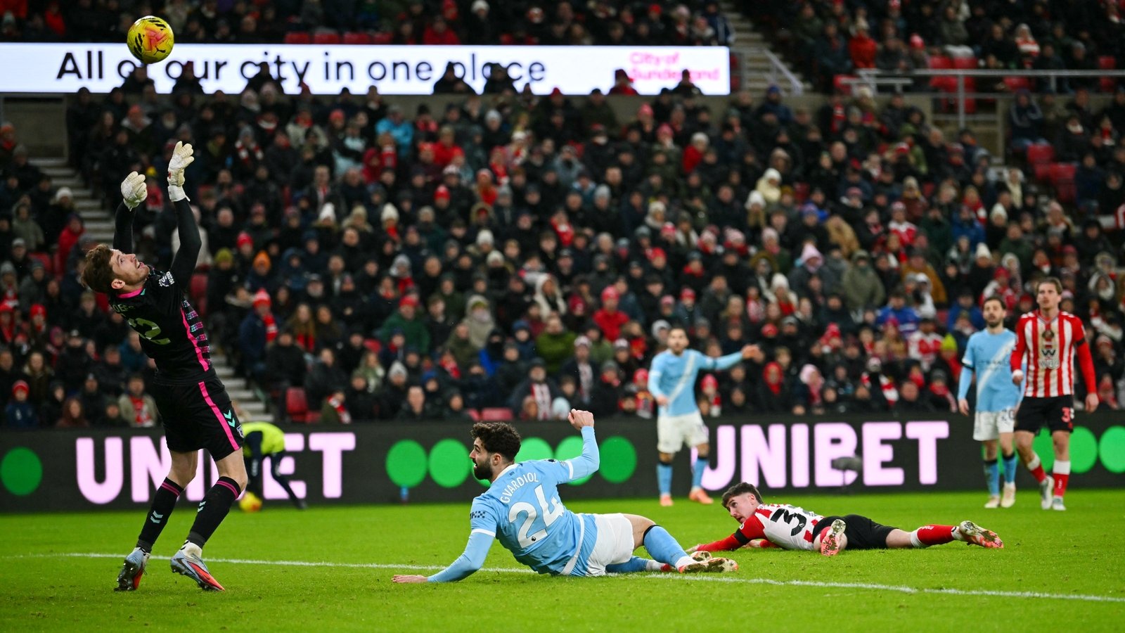City lose ground as resolute Sunderland hold firm