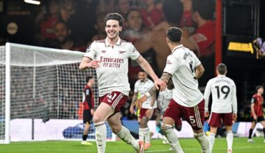 Inspirational Rice strikes twice in Arsenal win
