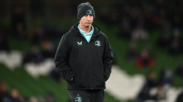 3 January 2026; Leinster head coach Leo Cullen before the United Rugby Championship match between Leinster and Connacht at the Aviva Stadium in Dublin. Photo by Tyler Miller/Sportsfile