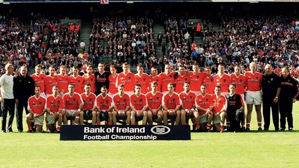 The Armagh team. Bank of Ireland All-Ireland Senior Football Championship Final, Armagh v Tyrone, Croke Park, Dublin. Picture credit; Brendan Moran / SPORTSFILE