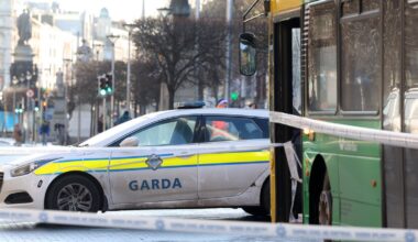 Man, 30s, struck by bus on O'Connell Street in Dublin